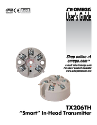 Thumbnail of document Manual - TX206TH Loop Powered Thermistor Head Mount Transmitter